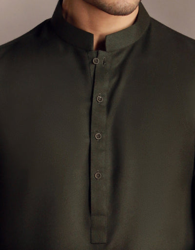 Blended Grey Kurta Trouser - J. Junaid Jamshed