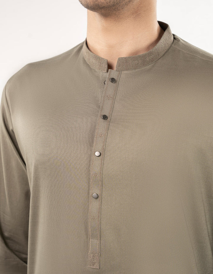 Blended Green Shalwar Kameez- J. Junaid Jamshed