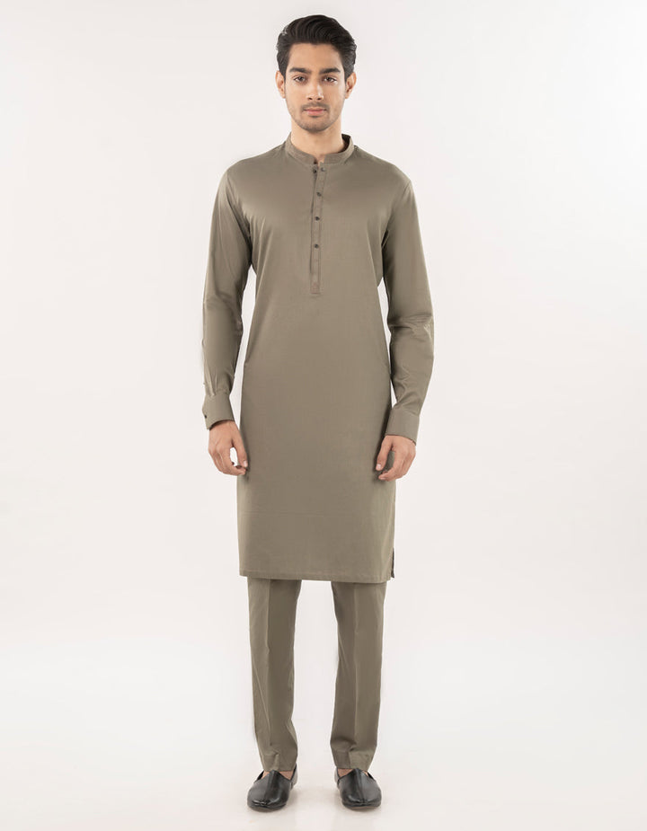 Blended Green Shalwar Kameez- J. Junaid Jamshed