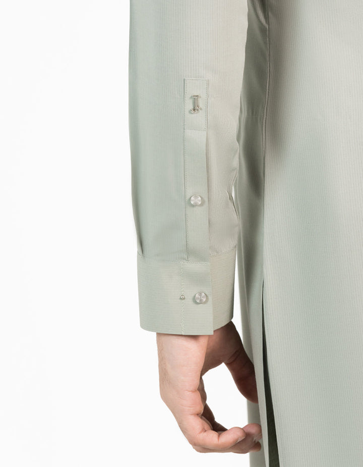Blended Sage Green Shalwar Kameez - J. Junaid Jamshed