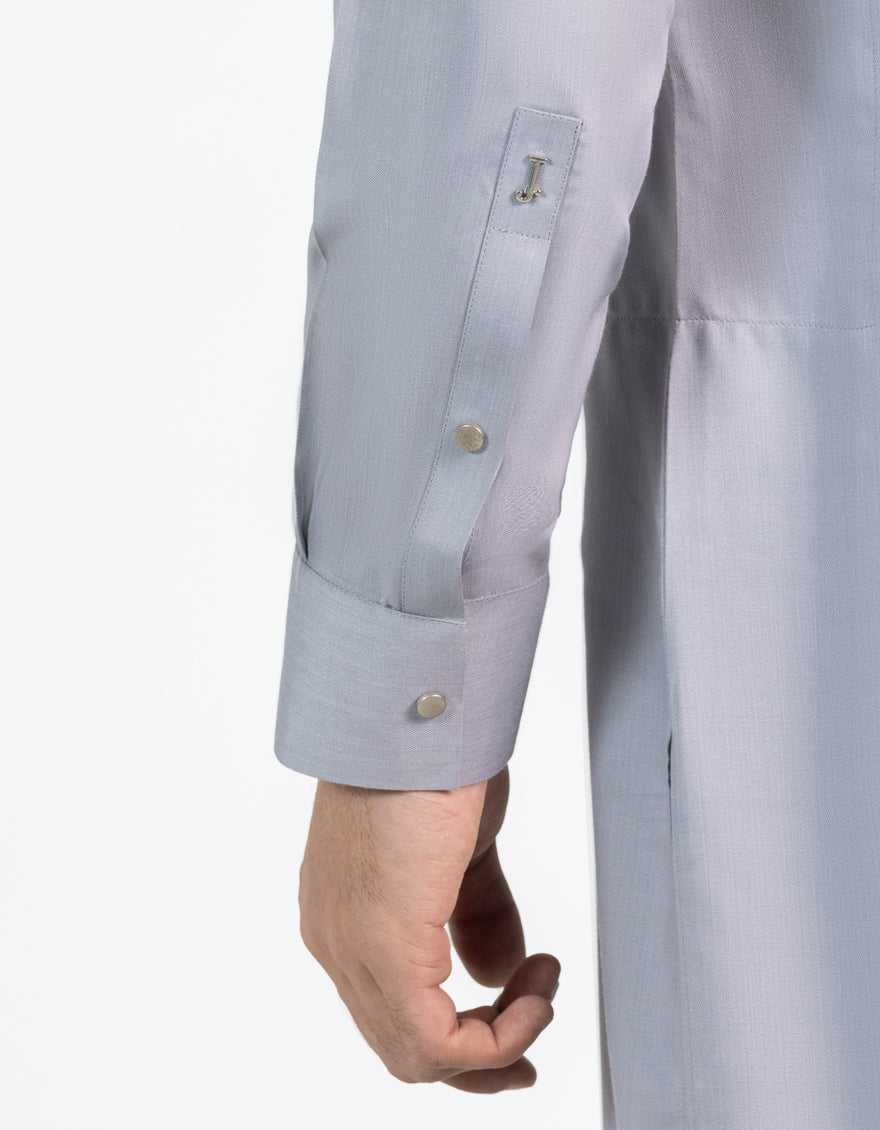 Blended Grey Shalwar Kameez - J. Junaid Jamshed