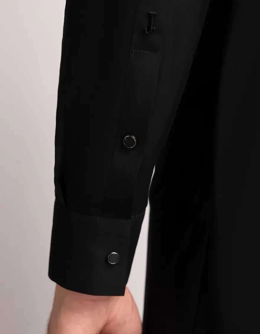 Cotton Black Shalwar Kameez - J. Junaid Jamshed