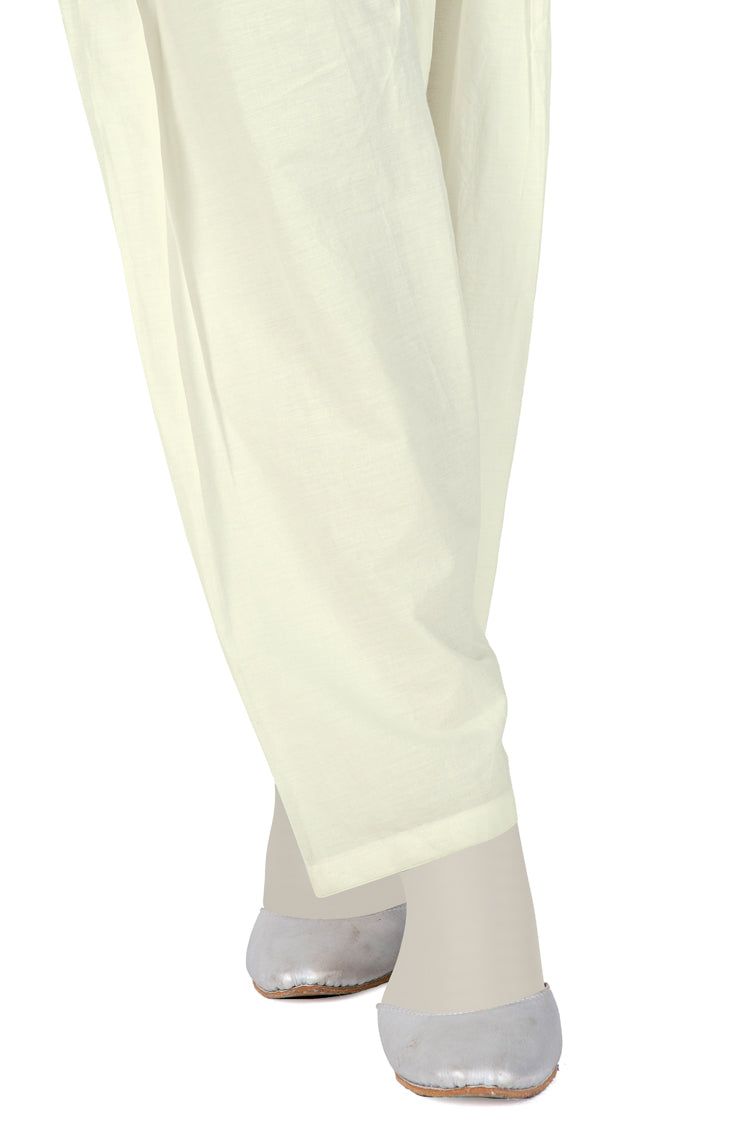 Khaddar Beige Trouser - J. Junaid Jamshed
