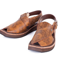 High Chrome Brown Peshawari Chappal - J. Junaid Jamshed