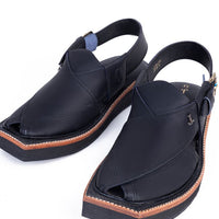 Plain Brown Peshawari Chappal - J. Junaid Jamshed