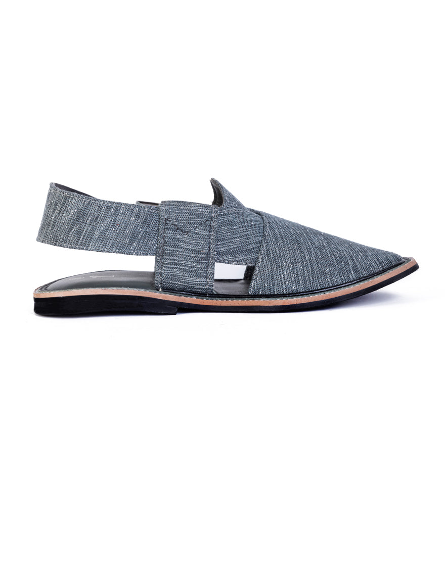 Grey Peshawari Chappal - J. Junaid Jamshed