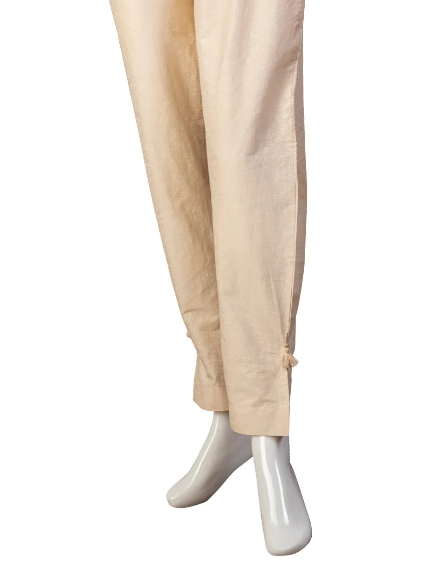 Cambric Beige Trouser - J. Junaid Jamshed