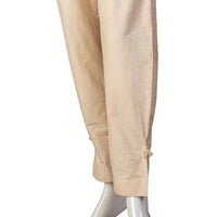 Cambric Beige Trouser - J. Junaid Jamshed