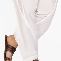 Cotton Off White Shalwar - J. Junaid Jamshed