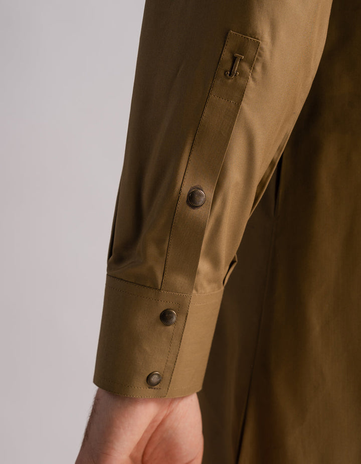 Blended Olive Jubba - J. Junaid Jamshed