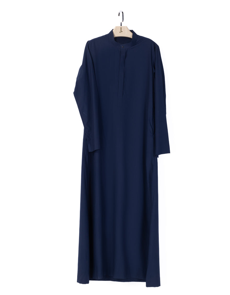 Blended Navy Blue Jubba - J. Junaid Jamshed