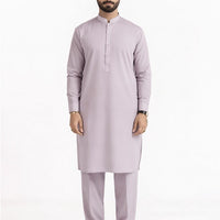 Blended Lilac Kurta Trouser - President by Gul Ahmed