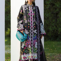 Lawn Black Stitched Suit - Sana Safinaz Muzlin Stitched