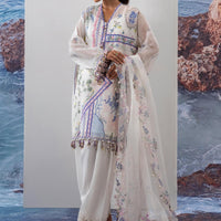Lawn Off White  Stitched Suit - Sana Safinaz Muzlin 25'