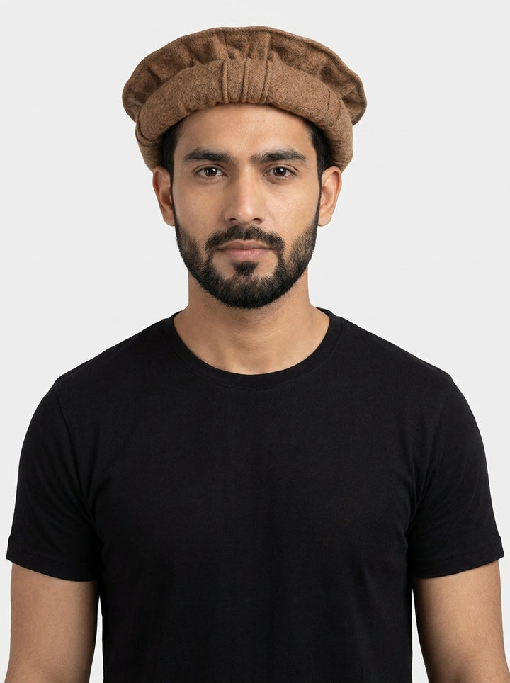 Men's Pakol Cap - Camel