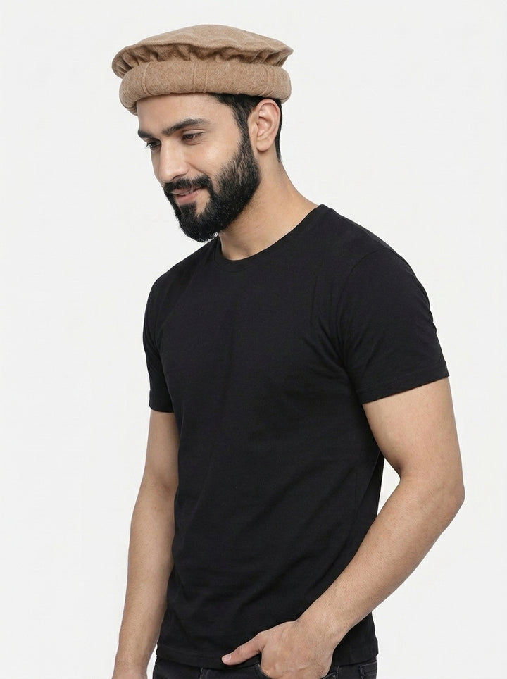 Men's Pakol Cap - Camel