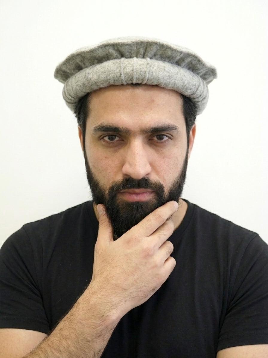 Men's Pakol Cap - Grey