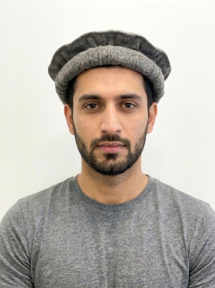 Men's Pakol Cap - Chocolate Brown