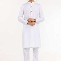 Blended White Kurta Trouser - President by Gul Ahmed