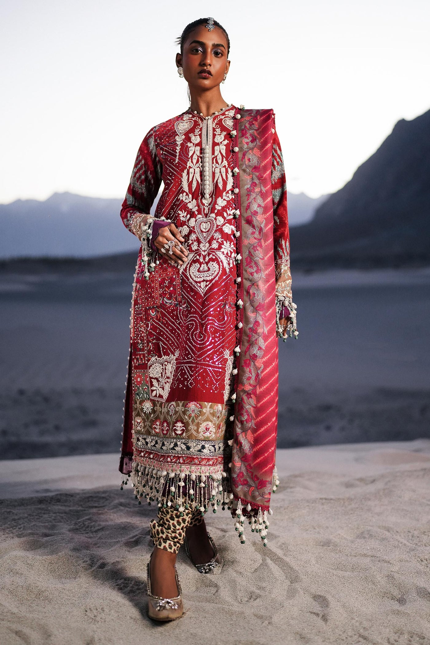 Design 7A - Sana Safinaz Winter Luxury Stitched Collection