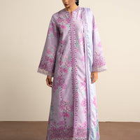 Moonflower - Ayzel Printed Embroidered Stitched