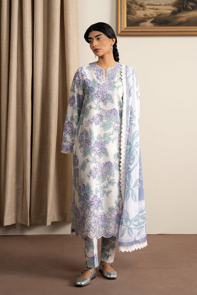 Bloomsway - Ayzel Printed Embroidered Stitched