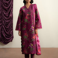 Dewpetal - Ayzel Printed Embroidered Stitched