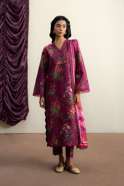 Dewpetal - Ayzel Printed Embroidered Stitched