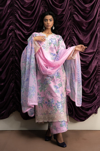 Skyflora - Ayzel Printed Embroidered Stitched