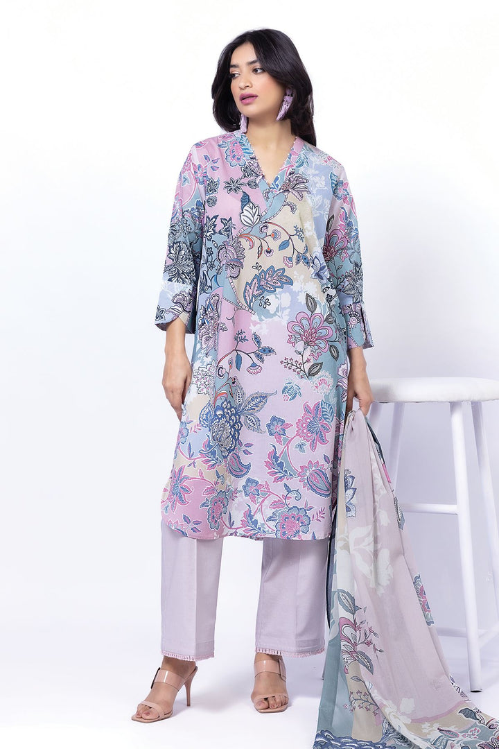 Lawn Multi Unstitched Suit - Khaadi