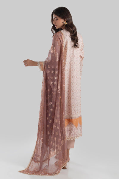 Lawn Light Pink Stitched Suit - Sana Safinaz