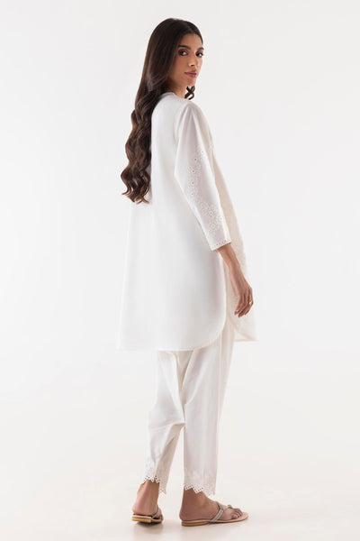 Lawn Off White Stitched Suit - Sana Safinaz