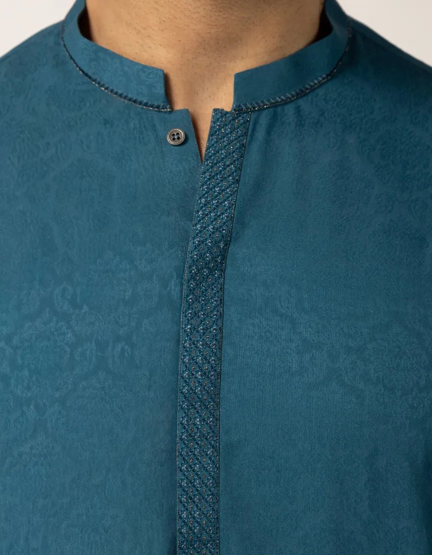 Blended Zinc Kurta Trouser- J. Junaid Jamshed