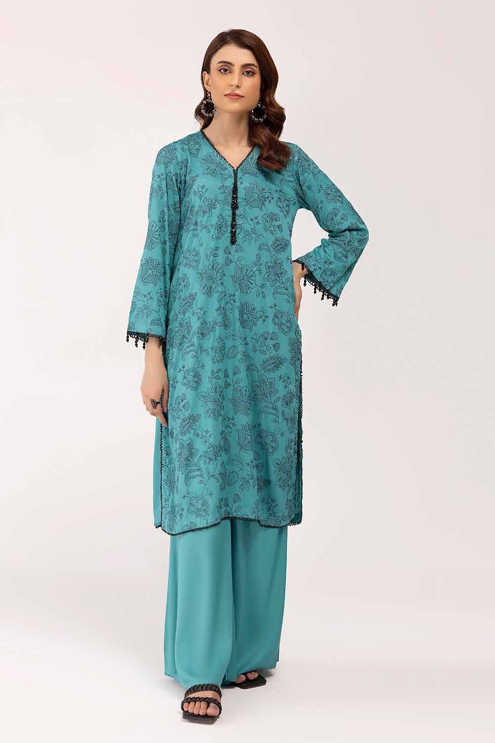 Cotail Blue Unstitched Suit - Gul Ahmed