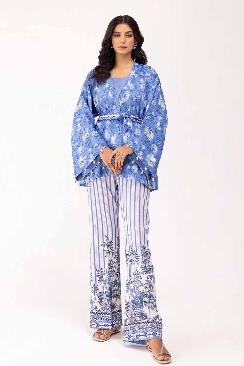 Cotail Blue Unstitched Suit - Gul Ahmed