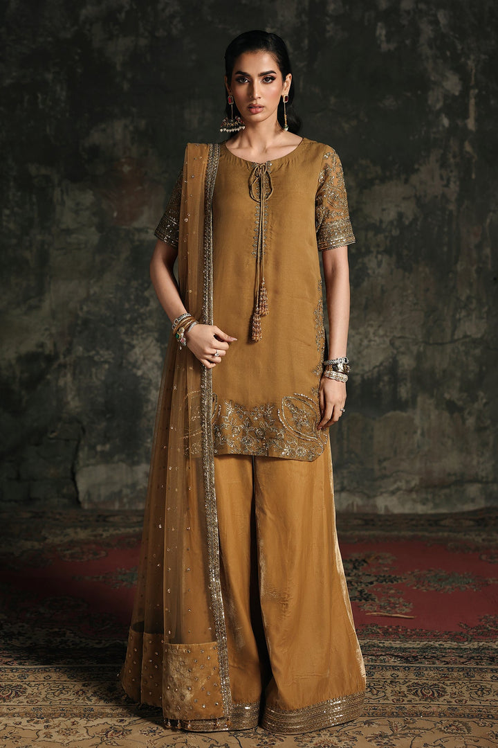 Chiffon Skin Stitched Suit - Charizma
