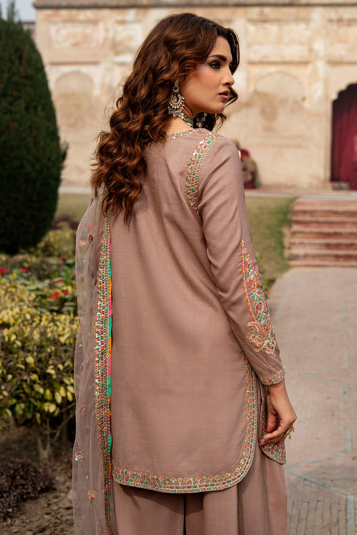 Embroidered Silk Skin Stitched Suit - Charizma