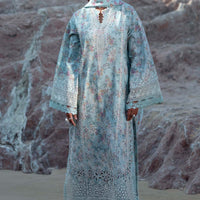 Aquamarine - Afrozeh Summer Together Stitched