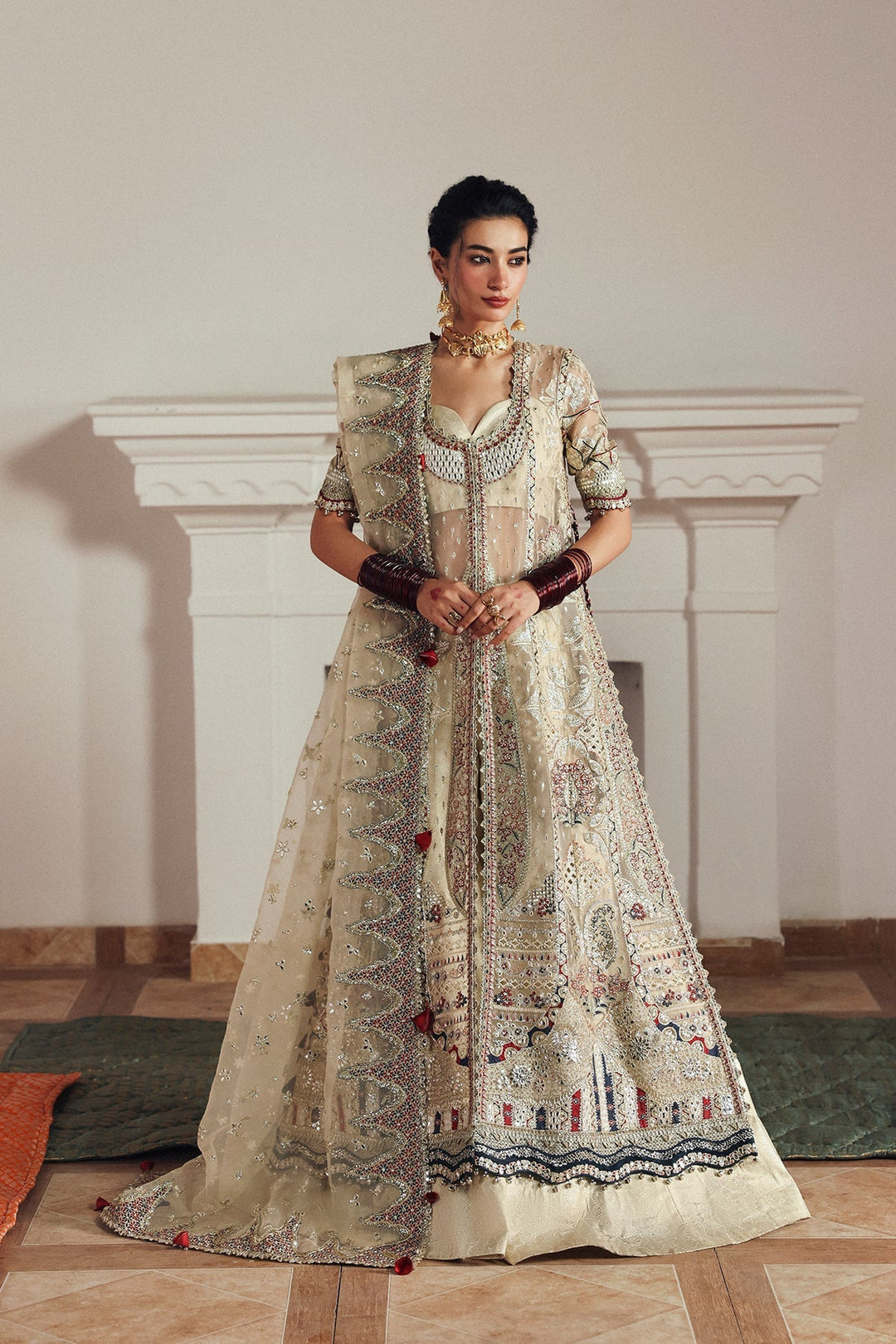 Shahnaz - Afrozeh Shehnai Wedding Formals Stitched