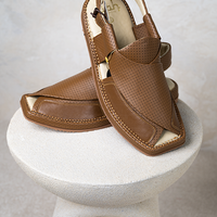 Peshawari Chappal - Camel Brown - Jiah