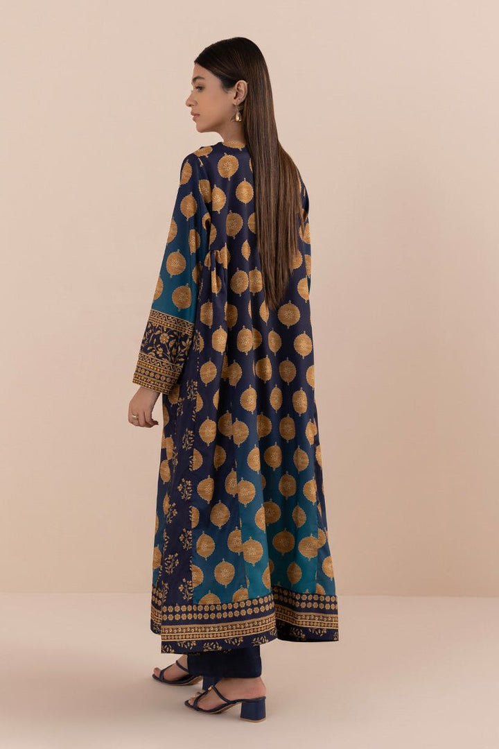 Blended Grip Dark Blue Kurti - Sapphire