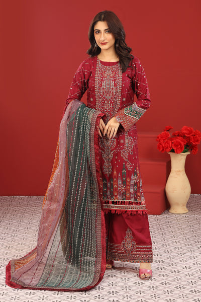 Gulposh 3 Piece Suit Shahkaar Festive - Jazmin