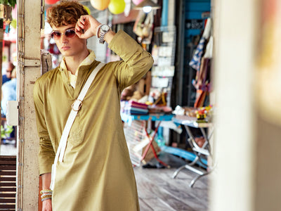 Cotton Pistachio Green Kurta - Almirah