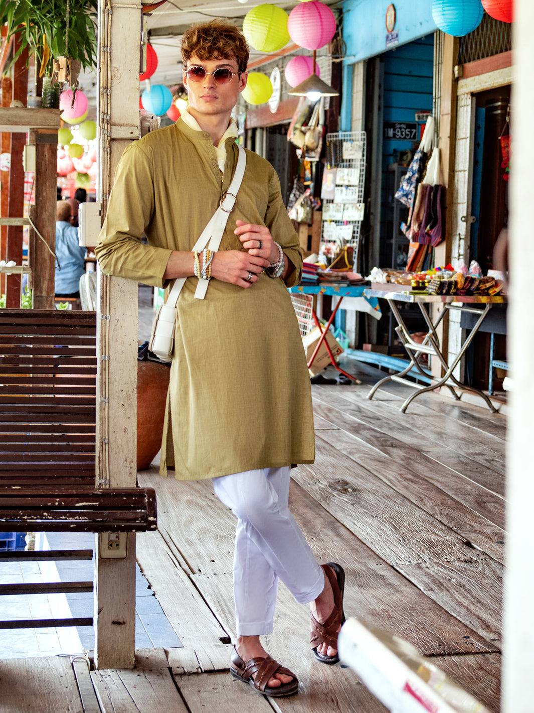 Cotton Pistachio Green Kurta - Almirah