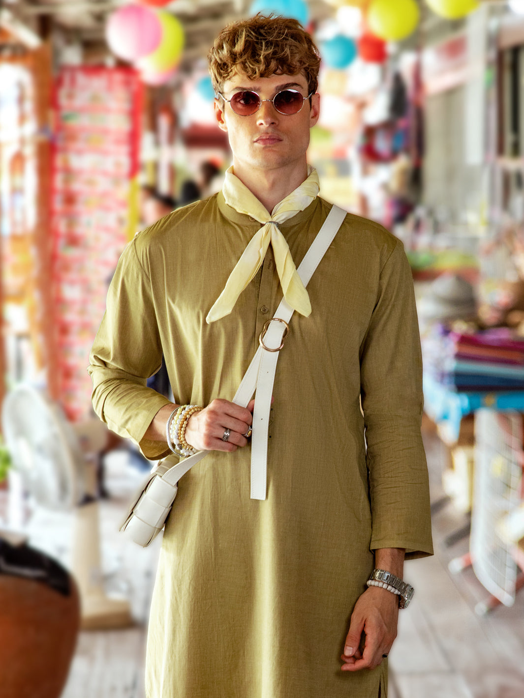 Cotton Pistachio Green Kurta - Almirah