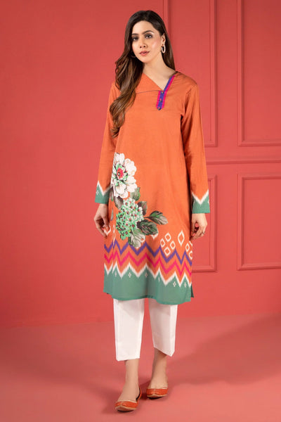 Lawn Peach Kurti - Limelight Summer Collection