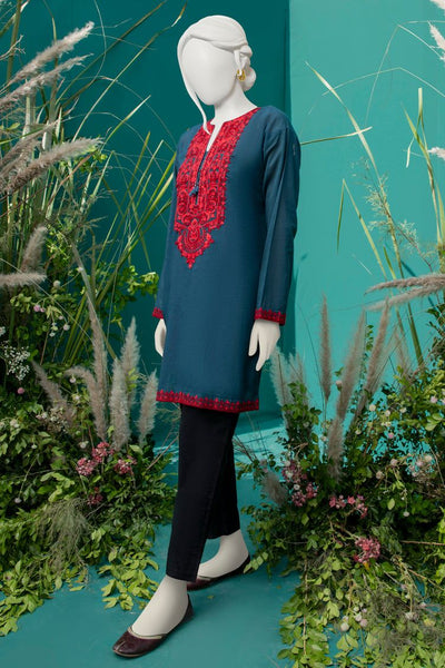 Blue Ladies Kurti  -  J. Junaid Jamshed