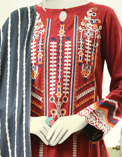 Tribal Fest 3 Piece Suit - J. Junaid Jamshed