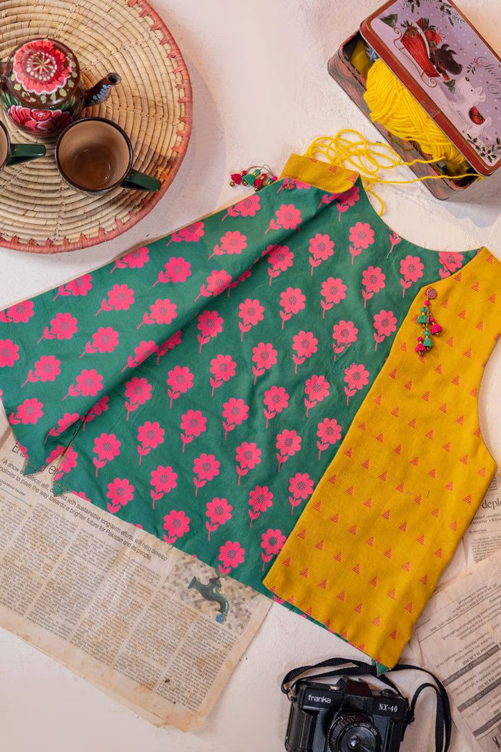 Cambric Yellow Koti - J. Junaid Jamshed