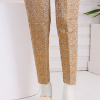 Jamawar Silver Trouser - J. Junaid Jamshed